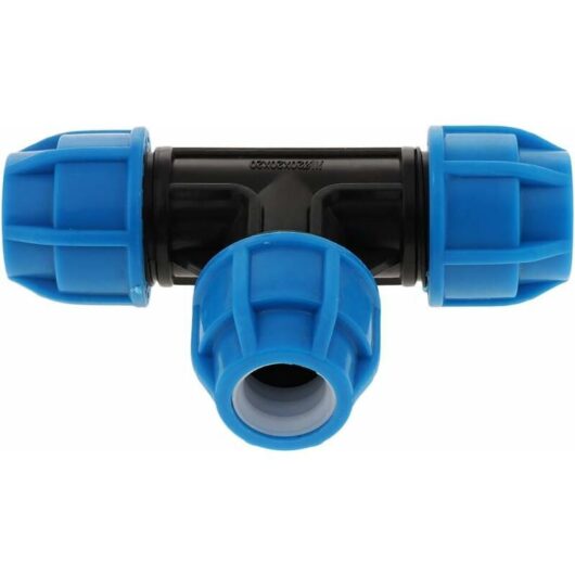 Hoopzi - Garden Hose Tee Connector Plastic Coupling Fitting Garden Hose Coupler Hose Connector - 20mm