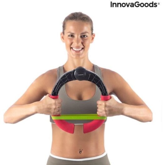 InnovaGoods Adjustable Arm Exerciser with Resistance and Forcearc Workout Guide Training Accessories for Adults