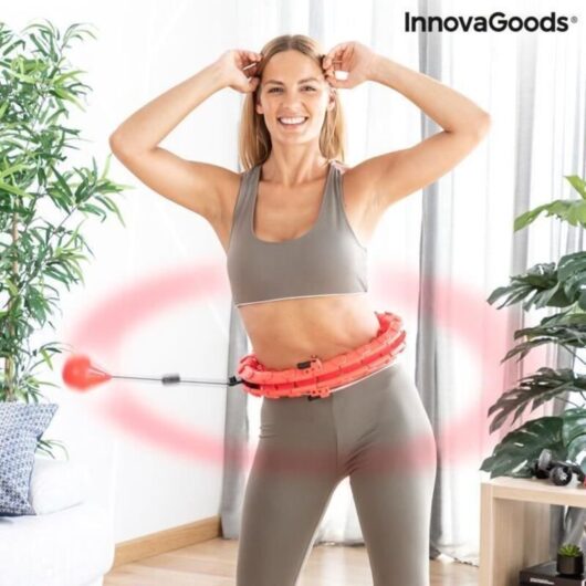 InnovaGoods Fittehoop Adjustable Smart Fitness Ring with Weights