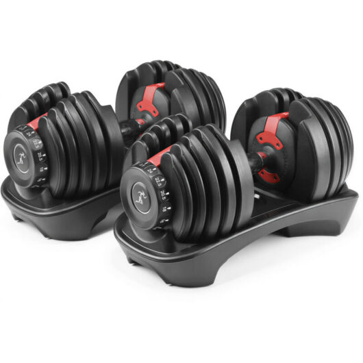 Strongology RELENTLESS24 Home Fitness Pair Adjustable Smart Dumbbell from 2.5kg up to 24kg Training Weights