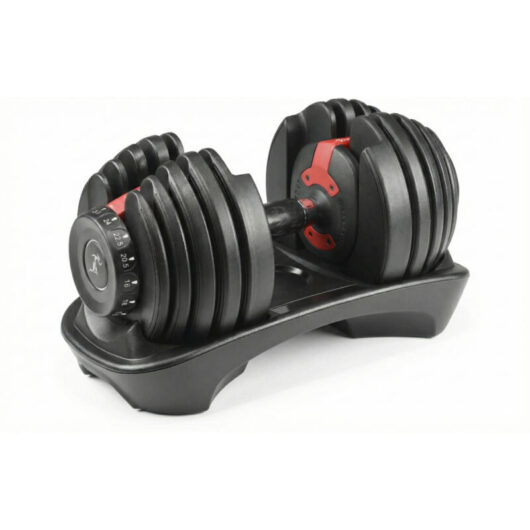 Strongology RELENTLESS24 Home Fitness Single Adjustable Smart Dumbbell from 2.5kg up to 24kg Training Weights