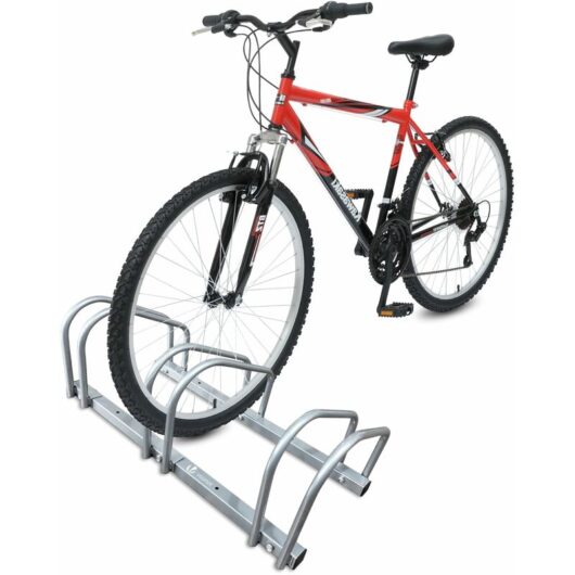 VOUNOT Bike Stand Bicycle Parking Rack for 3 Bikes