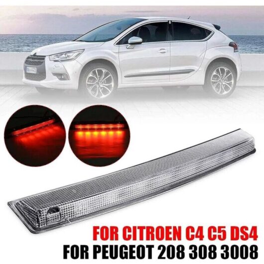 1 x high-level brake light, 6350V2, third rear brake light for Citroën C4 I/II/Cactus/DS4 and Peugeot 208/308