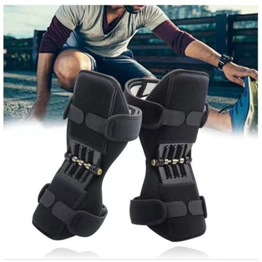 [NEVER USED] Spring Force Knee Pads, Knee Booster Knee Joint Support Powerful Rebound Anti-Slip Leg Protector