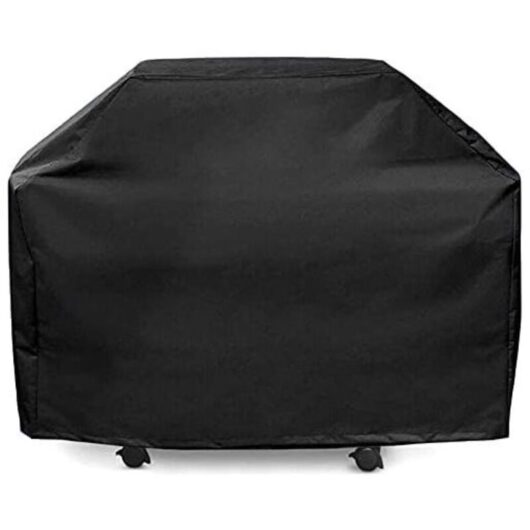 Never used] Gas Grill Cover, Waterproof 210D Plancha Cover, Protective Cover for xl Grill, Adjustable Strap, Fits Most Grills (145 x 61 x 117 cm)