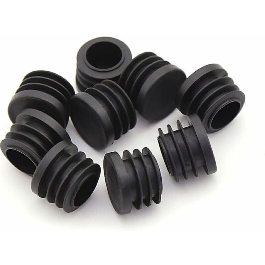 Odipie - never used] Chair Leg Cap, Round Plastic Cap, 30pcs, Black Tube End Cap, Chair Glide, Round Cap, Furniture Protection Cap, Chair/Leg Tube