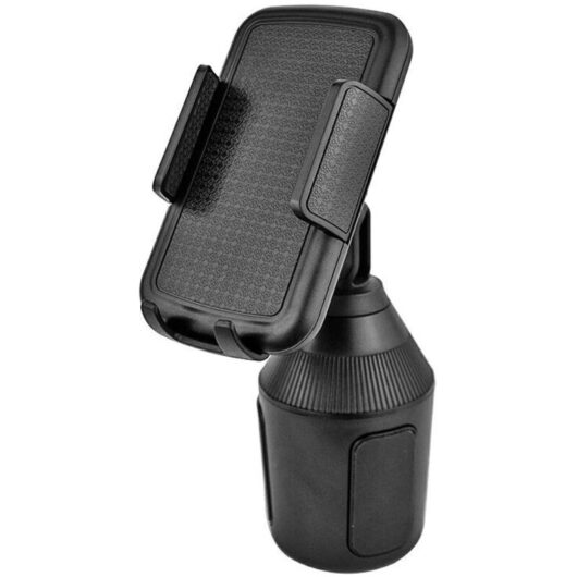 Universal Car Phone Holder, Cup Holder, Stand for Smartphone, Max. Diameter 5.7 cm - 8.9 cm - Compatible with iPhone, Galaxy S6/S7/S8 and more